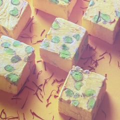 pistachio Iranian Halwa with saffron