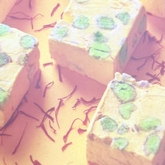 pistachio Iranian Halwa with saffron